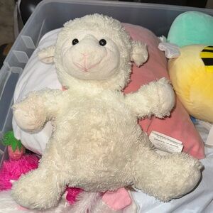 Kiwi Cream Stuffed Lamb Toy